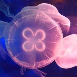Barcelona aqarium - Moon Jellyfish