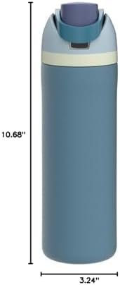 Owala FreeSip Insulated Stainless Steel Water Bottle with Straw for Sports, Travel, and School BPA-Free Sports Water Bottle, 24 oz, Denim - Image 8