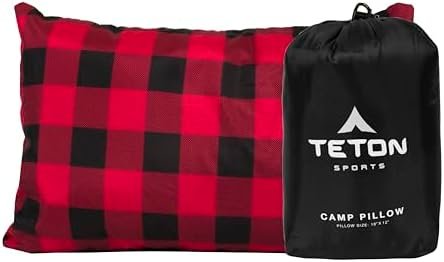 TETON Sports Camp Pillow; Great for Travel, Camping and Backpacking; Washable