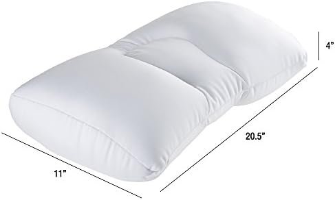 Remedy, White Microbead Pillow For Sleeping and Travel - Image 3