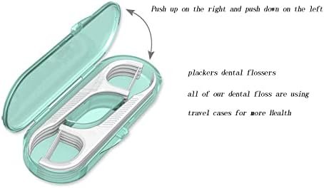 Flosser Dispenser Dental Floss Case Travel Floss Professional Toothpicks Sticks with Travel Case Superfine Floss Picks Dental Picks for Teeth Cleaning - Image 6