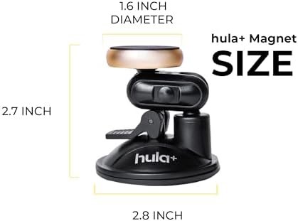 hula+ Magnet Phone Holder Reusable Stand, Portable Mount for Shower, Mirror, Kitchen, Window, & Bathroom Compatible. Compatible with All Phones, Ideal for Content, TikTok, Instagram, Movies & Music - Image 8