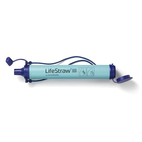 LifeStraw Personal Water Filter for Hiking, Camping, Travel, and Emergency Preparedness, 1 Pack, Blue - Image 4