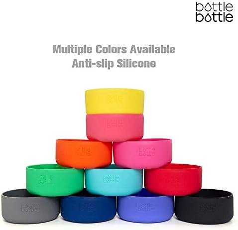 bottlebottle Protective Silicone Sleeve Fit 12-64oz for Hydro Sports,Simple Modern,Takeya,MIRA, Iron Flask and Other Brand Water Bottle, BPA Free Anti-Slip Bottom Sleeve Cover - Image 2