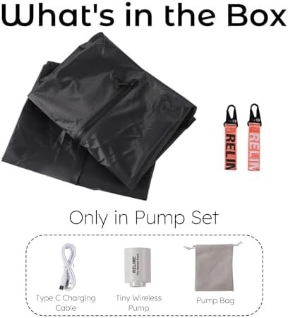 Vacuum Bags for Travel Luggage with Wireless Pump, Revolutionary Reusable Compression Bags for Carry On Suitcases and Backpack, Vacuum Seal Packing cube for Cloth Packing (2PC + PUMP) - Image 6