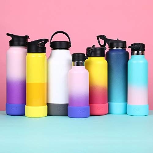 bottlebottle Protective Silicone Sleeve Fit 12-64oz for Hydro Sports,Simple Modern,Takeya,MIRA, Iron Flask and Other Brand Water Bottle, BPA Free Anti-Slip Bottom Sleeve Cover - Image 4