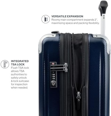 Travelpro Pathways 3 Hardside Expandable Luggage, 8 Spinner Wheels, Lightweight Hard Shell Suitcase, Carry On 21 Inch, Royal Blue - Image 5