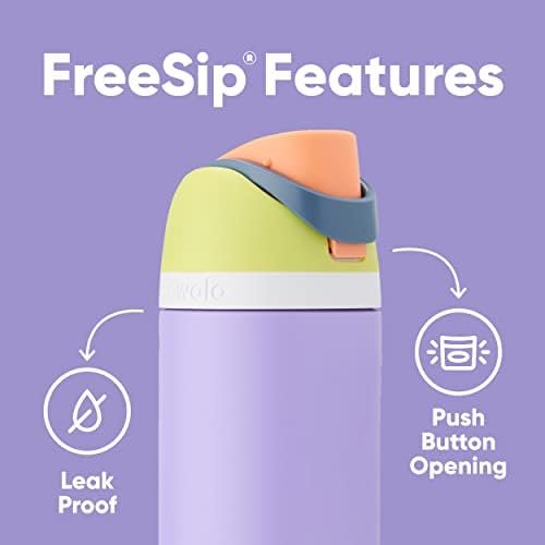 Owala FreeSip Insulated Stainless Steel Water Bottle with Straw for Sports, Travel, and School BPA-Free Sports Water Bottle, 24 oz, Denim - Image 3