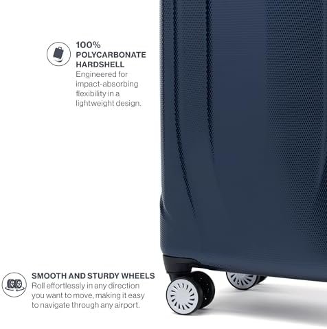 Travelpro Pathways 3 Hardside Expandable Luggage, 8 Spinner Wheels, Lightweight Hard Shell Suitcase, Carry On 21 Inch, Royal Blue - Image 6