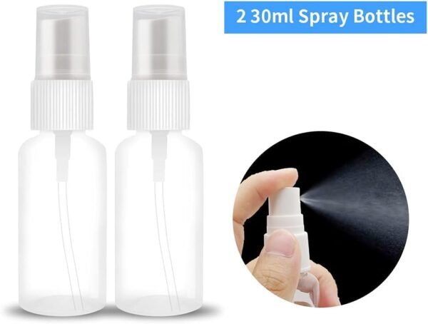 15 Pcs Travel Bottles Set for Toiletries, TSA Approved Silicone Leak Proof Travel Container, Refillable Travel Accessories with Optional Tag for Business, Personal Travel, Fun Outdoors - Image 5