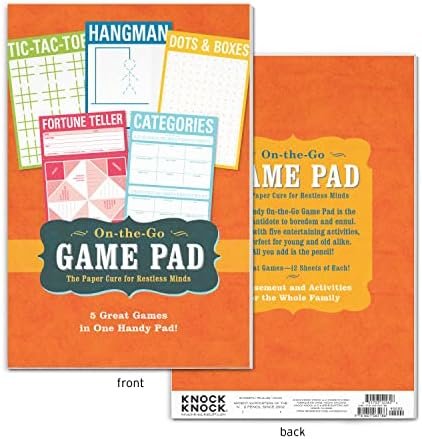 Knock Knock On-The-Go Game Pad 1, Travel Activity Pad for Kids, 6 x 9-inches - Image 5