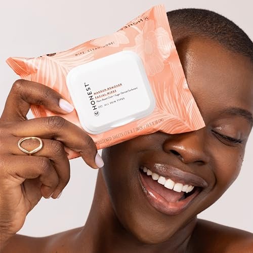 Honest Beauty Fragrance Free Cleansing Makeup Remover Facial Wipes | Plant Based, Hypoallergenic, Gentle for Sensitive Skin | 90 Count - Image 3