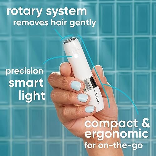 Gillette Venus Mini Facial Hair Remover for Women Face, Portable Electric Shaver, Face Shaver, Electric Razor, Face Hair Removal for Women, Dermaplaning Tool, Face Razors for Women, Trimmer for Women - Image 2