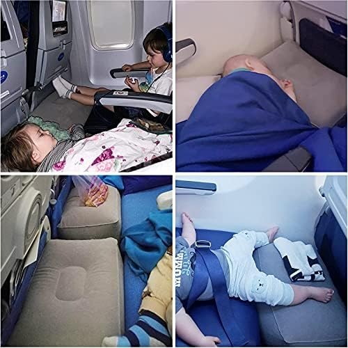 Inflatable Airplane Foot Rest Pillow, Adjustable Travel Pillows Valentines Day Gifts for Him Her Women Men Mom Dad, Airplane Travel Essentials for Flight Car Home Office - Image 6