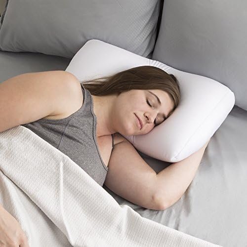 Remedy, White Microbead Pillow For Sleeping and Travel - Image 2