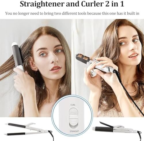 VGR Dual Voltage Travel Curling Iron with European Plug Adapter for International Travel, Europe Travel Essentials for Women, European Travel Must Haves - Image 4